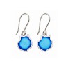 Blue Enamel Gran Canaria Island Earrings