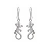Pendientes Lagarto Canario con Pintadera