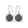 Openwork Spiral Hook Earrings – Antiqued Finish
