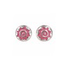 Pendientes de Presión Pintadera Sol Rosa