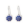 Pendientes Pintadera Sol Azul Marino
