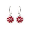 Pendientes Pintadera Sol Rojo