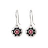 Pendientes Pintadera Sol Negro y Rojo