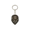 Canarian Pintadera Ceramic Keychain