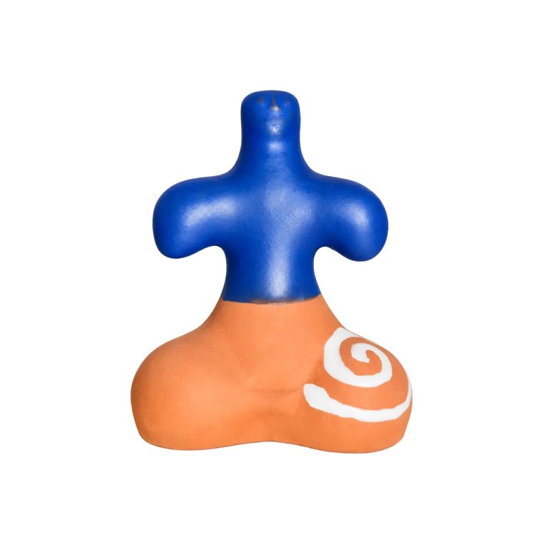 Blue Ceramic Idol of Tara