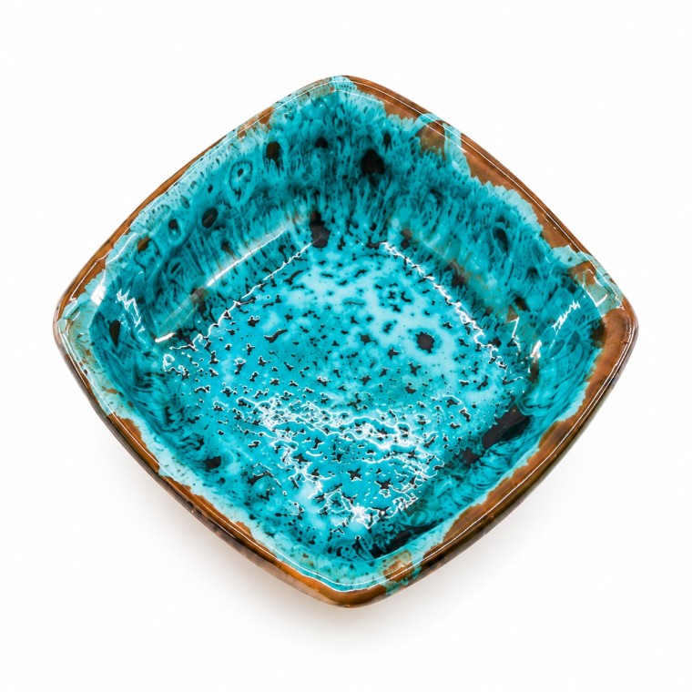 Cuenco Bombonera Jaspe | Artesanía Canaria