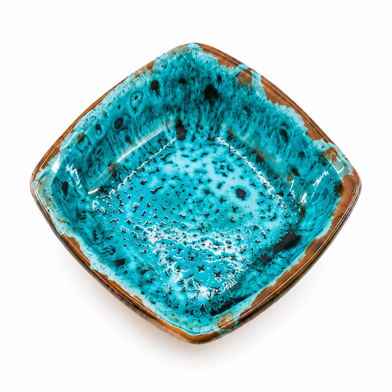 Cuenco Bombonera Jaspe | Artesanía Canaria